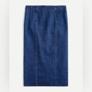 J Crew Denim Pencil Skirt